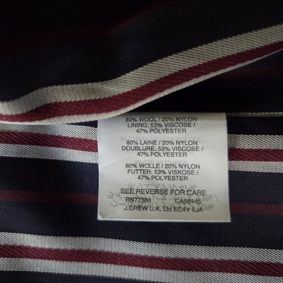 J.Crew Italian Melton Wool Pink Women's Cropped Coat Jacket, Sz 00, Dusty Rose - Picture 4 of 8